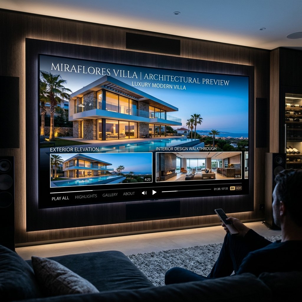 4K Architectural Villa & Interior Walkthroughs